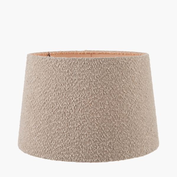 Martigues 30cm Taupe Boucle Tapered Cylinder Shade Zurleys