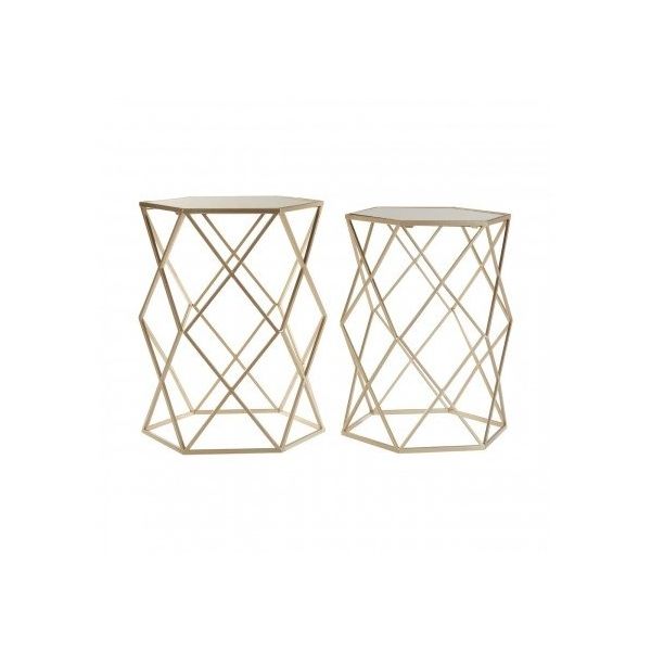 Arcana Champagne Boutique Set of 2 Tables