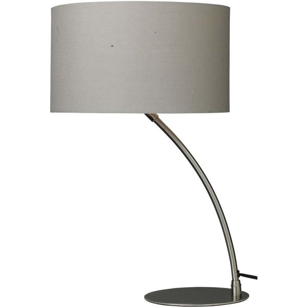 Cristina Curved Chrome Table Lamp