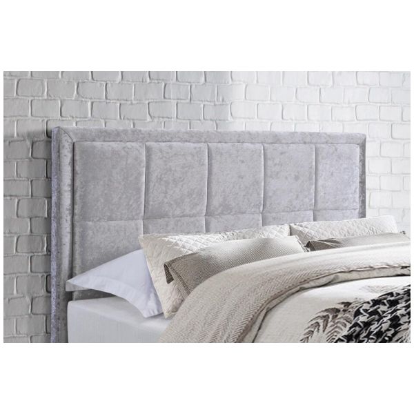 Helen Fabric Steel or Grey Bed Frames