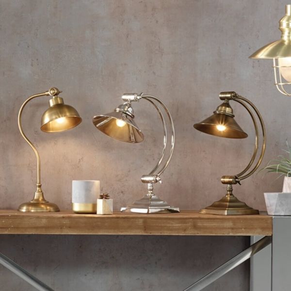 Mia Gold Task Table Lamps