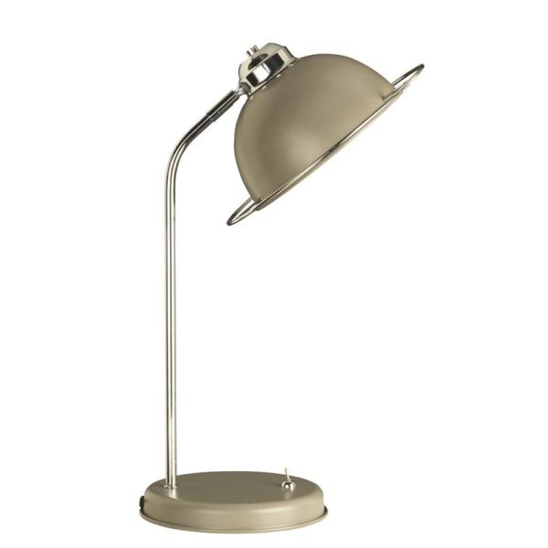 Retro Matt LG Table Lamp in Grey