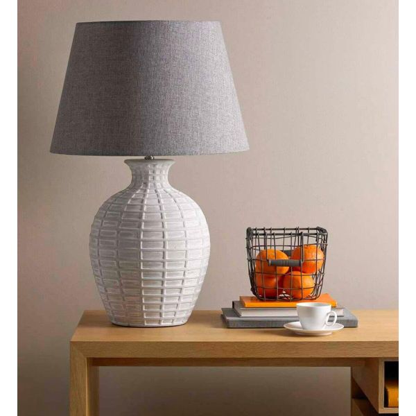 Textured Chalky Table Lamp