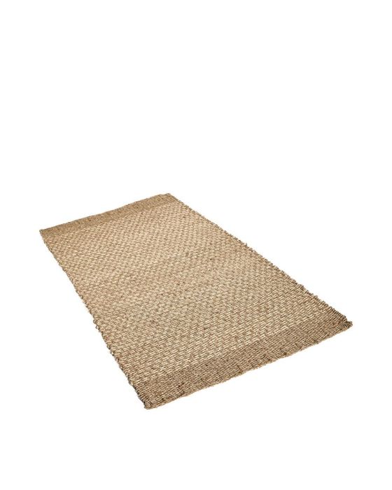 Woven Seagrass and Palm Leaf Mat