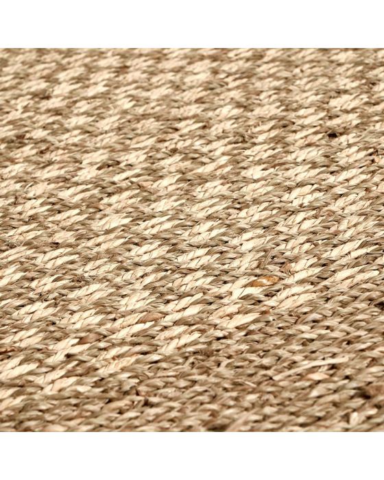 Woven Seagrass and Palm Leaf Mat