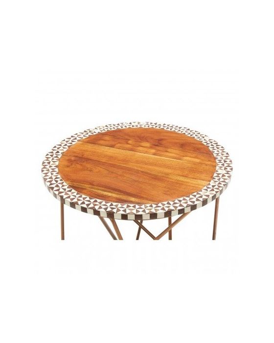 Artisan Round Acacia Side Table