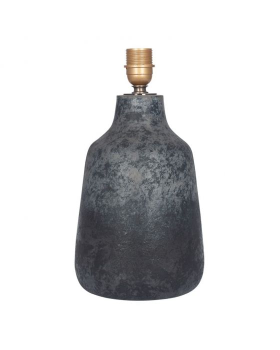 Bottle Shaped Concrete Effect Grey Table Lamp - Base Only
