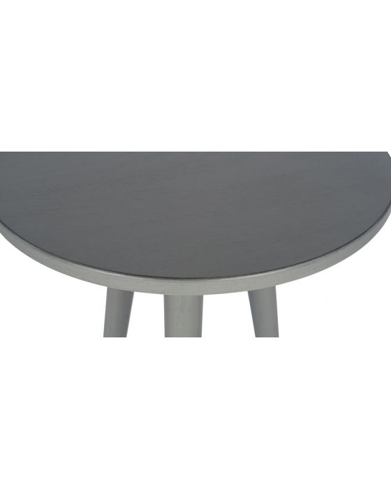 Chiara Grey Pine Round Side Table