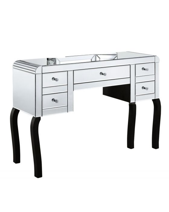 Clear Bevelled Mirrored Dressing Table