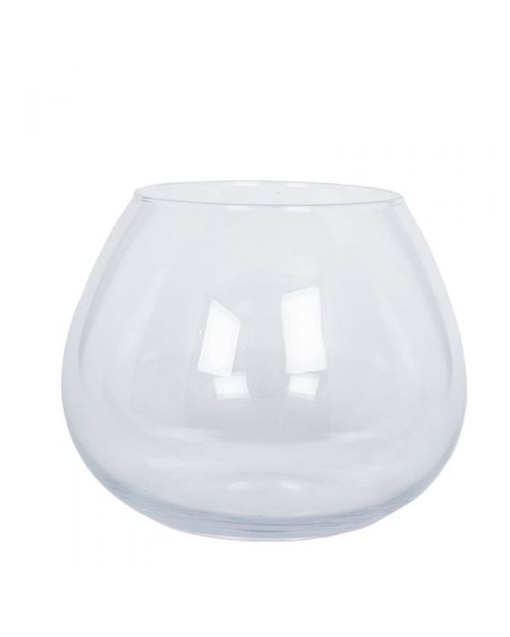 Clear Glass Roza Vase Small