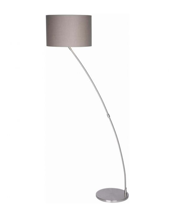 Cristina Curved Chrome Floor Lamp