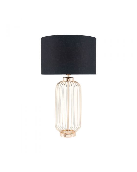Dania French Gold Metal Wire Tall Table Lamp - Base Only