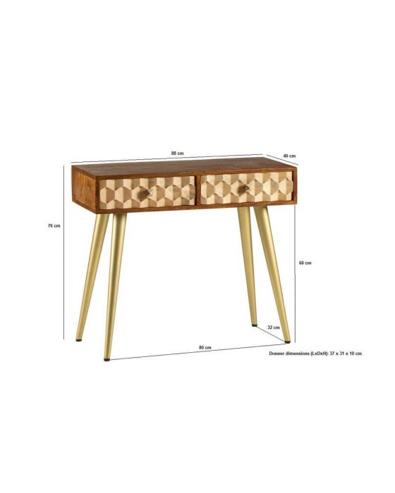 Edison 2 Drawer Console Table