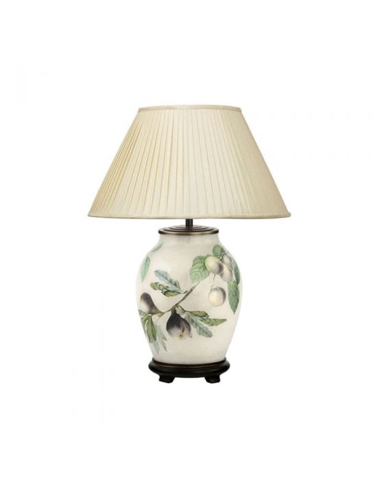 Figs and Plums Medium Glass Table Lamp  - Base Only
