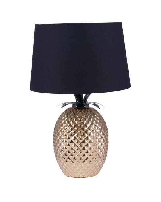 Gold Pineapple Style Table Lamp