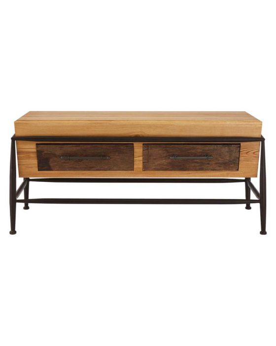 Industrial New Edition 2 Drawer Coffee Table