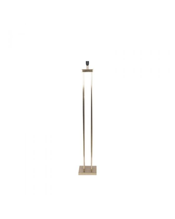 Langston Satin Brass Metal 4 Post Floor Lamp - Base Only