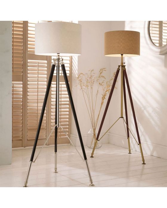 Silver Tripod Floor Lamp Base Only, Tripod Table Lamp Base Only