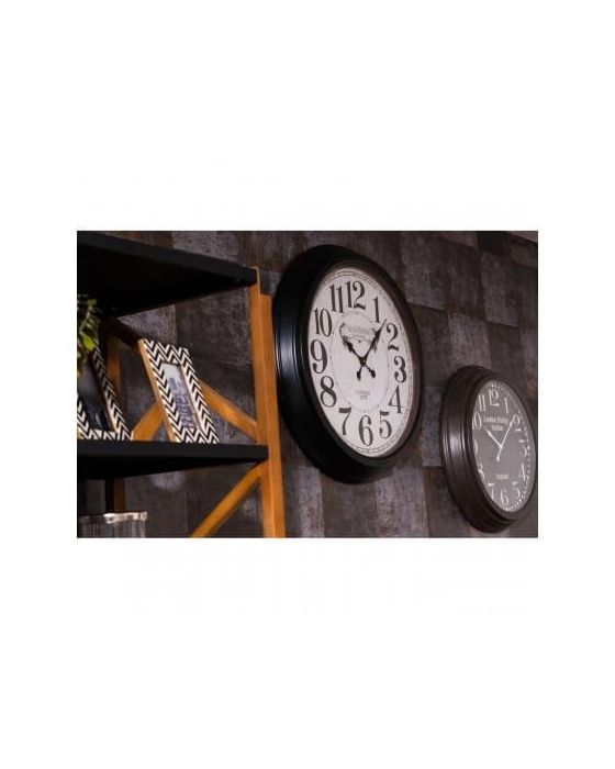 London Bridge Black Iron Wall Clock