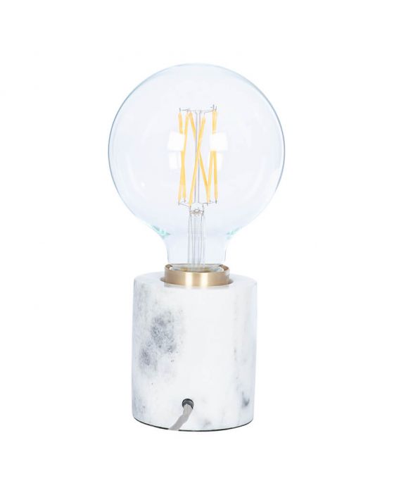 Marble Bulb Holder Table Lamp