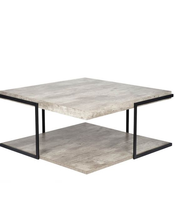 Malmo Concrete Effect Coffee Table, Concrete Coffee Table Freedom