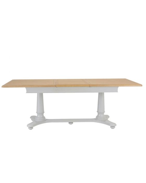Mendes Soft Grey Extending Dining Table 