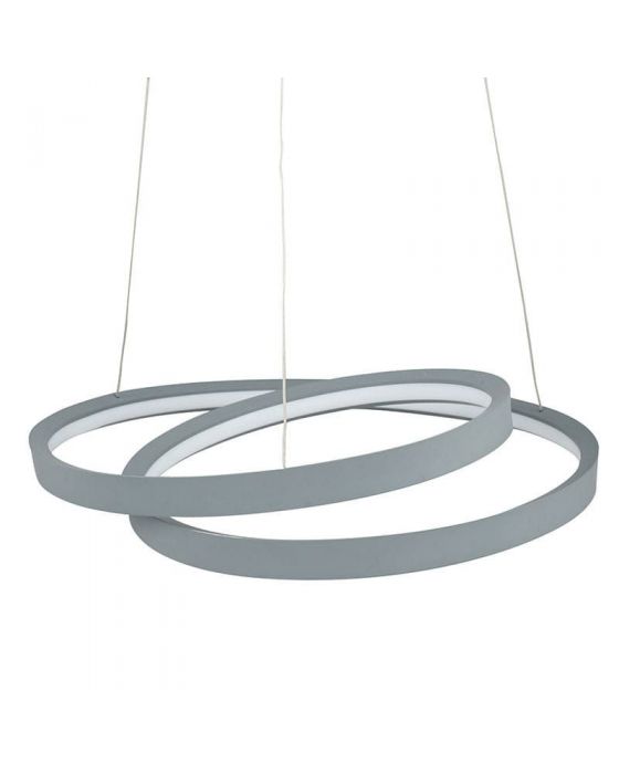 Neptune Grey LED Ring Pendant
