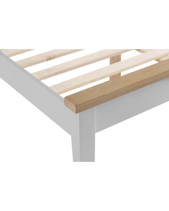 Newsome Grey Oak Bed Frame