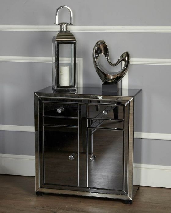 Oliver Smoked Glass Sideboard