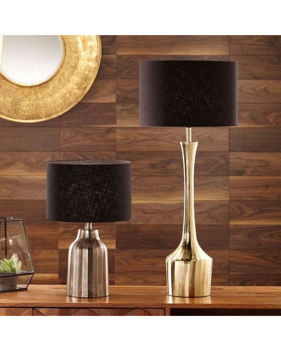 Parsons Shiny Gold Tall Neck Metal Table Lamp - Base Only