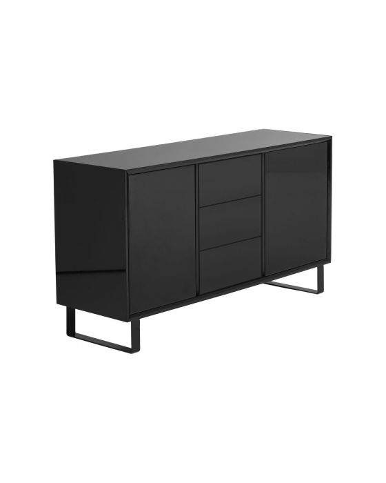 Sideboard Black High Gloss By Premier Home