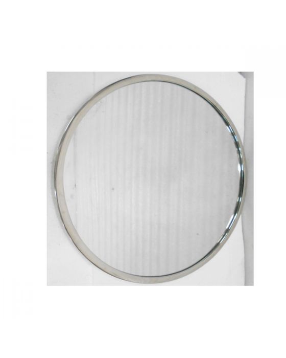 Sophia Silver Metal Round Wall Mirror