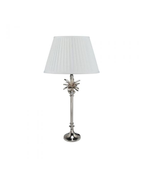 Trafalgar Nickel Metal Palm Tree Table Lamp - Base Only