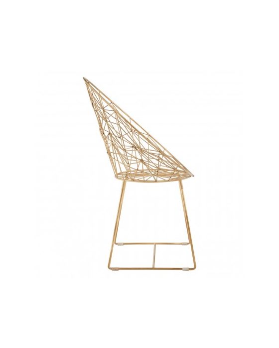 Trinity Spider Web Design Iron Chair