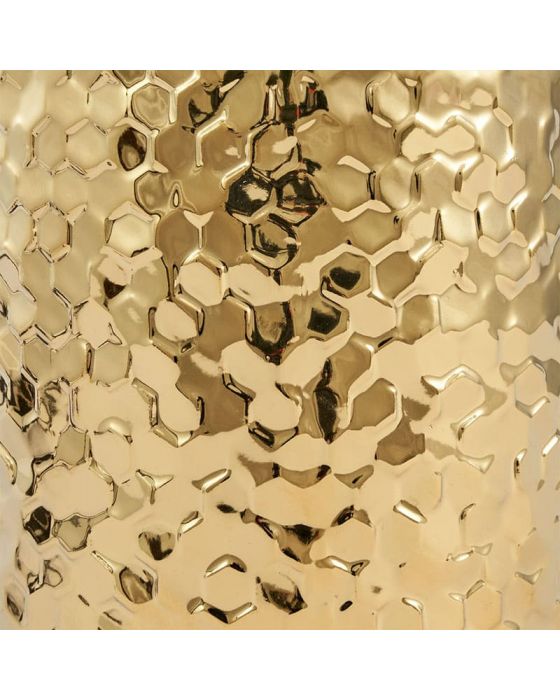 Vega Gold Textured Ceramic Table Lamp