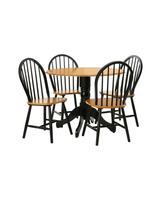Vermont Rubberwood Dining Table Set