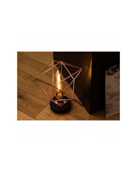 Wyra Retro Copper Finished Table Lamp
