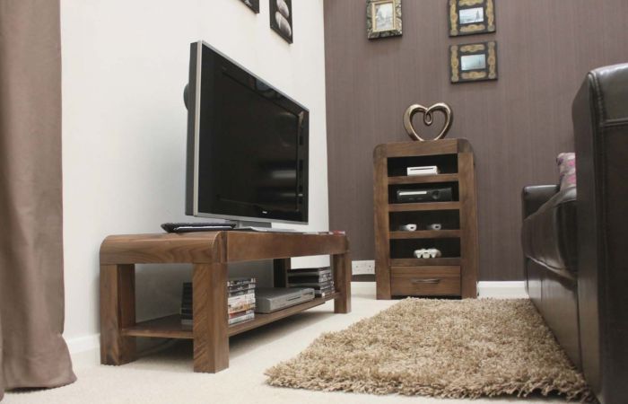 Solid Walnut Low Tv Cabinet Zurleys