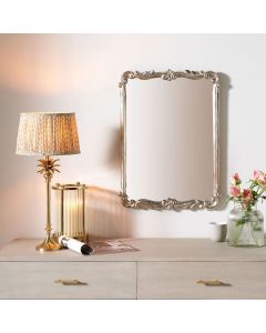 Antique Silver Rectangular Mirror