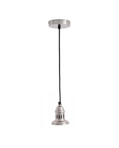 Antique Silver Metal Electrical Ceiling Fitting for Cafe & Dome Pendants