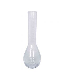 Clear Glass Boa Bottle Vase Small