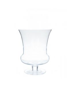 Clear Glass Dzwon Vase