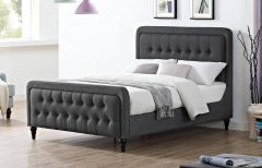 Garance Grey Fabric Bed Frame