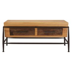 Industrial New Edition 2 Drawer Coffee Table