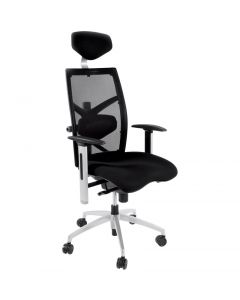 Isak Black Fabric Ergonomic Office Chair