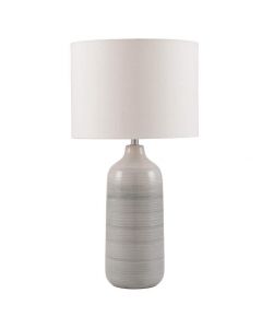 Light Grey Ombre Ceramic Table Lamp