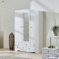 Milly 3+5 Wardrobe with Mirror