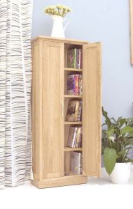 Modern Light Oak DVD Storage Cupboard