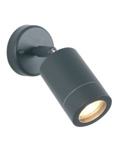 Outdoor Dark Grey Adjustable Directional Spotlight