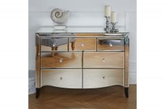 Palma Mirrored Large 7 Drawer Chest